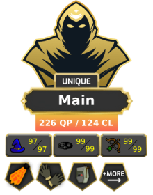 Main | Staker | TTL: 2036 | CL: 124 | QP: 226 [Max Melee, Fire Cape, B Gloves, Rigour, Augury, Ava's, MM2, MM1, Jad Pet + MORE!]