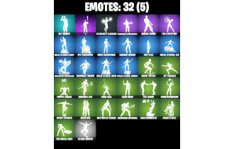 UNIQUE - Crystal, Spiderman (Miles Morales) [41 Skins, 500 Vbucks, 36 Axes, 32 Emotes, 34 Gliders and MORE!]