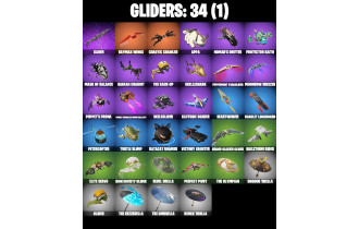 UNIQUE - Crystal, Spiderman (Miles Morales) [41 Skins, 500 Vbucks, 36 Axes, 32 Emotes, 34 Gliders and MORE!]