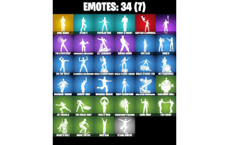 UNIQUE - Dynamo Dancer [25 Skins, 800 Vbucks, 46 Axes, 34 Emotes, 51 Gliders and MORE!]