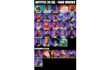 UNIQUE - Peter Griffin, Valeria [24 Skins, 1400 Vbucks, 33 Axes, 36 Emotes, 34 Gliders and MORE!]