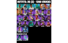 UNIQUE - Khaby Lame [26 Skins, 1200 Vbucks, 41 Axes, 32 Emotes, 41 Gliders and MORE!]