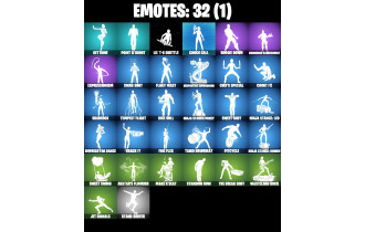 UNIQUE - Khaby Lame [26 Skins, 1200 Vbucks, 41 Axes, 32 Emotes, 41 Gliders and MORE!]