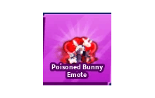 Poisoned Bunny Emote [Blade Ball]
