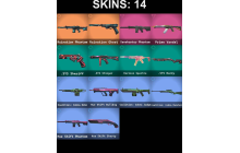 UNIQUE - Bronze 1 - 2x Ruination Skins [15 Agents, 28 LVL, Xenohunter Phantom and MORE!]