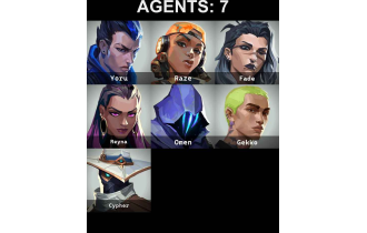 UNIQUE - Unranked - Sovereign Marshal [7 Agents, 31 LVL and MORE!]