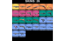 UNIQUE - Gold 3 - 3x Knife Skins [10 Agents, 40 LVL, Rgx 11z Pro Vandal and MORE!]