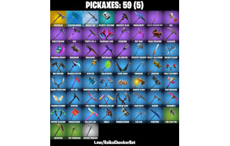 UNIQUE - Travis Scott, The Reaper [87 Skins, 350 Vbucks, 59 Axes, 80 Emotes,70 Gliders and MORE!]