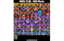 UNIQUE - Eon, Huntmaster Saber  [73 Skins, 1400 Vbucks, 49 Axes, 70 Emotes, 58 Gliders and MORE!]
