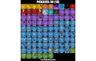 UNIQUE - The Reaper, Travis Scott  [138 Skins, 300 Vbucks, 96 Axes, 107 Emotes, 95 Gliders and MORE!]