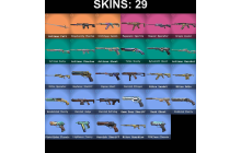 UNIQUE - Silver 2 - 1x Knife Skin [22 Agents, 192 LVL, Glitchpop Vandal and MORE!]
