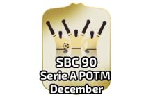 SBC 90 Serie A POTM December [FC SBCs]