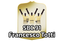 SBC 91 Francesco Totti [FC SBCs]