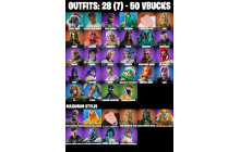 UNIQUE - Poseidon , Peter Griffin [28 Skins, 50 Vbucks, 60 Axes, 42 Emotes, 49 Gliders and MORE!]