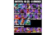 UNIQUE - Nyanja, Aerial Assault Bomber [18 Skins, 25 Axes, 19 Emotes, 20 Gliders and MORE!]