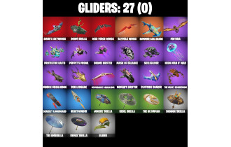 UNIQUE - Karuta Harley Quinn, Nyanja [15 Skins, 34 Axes, 28 Emotes, 27 Gliders and MORE!]