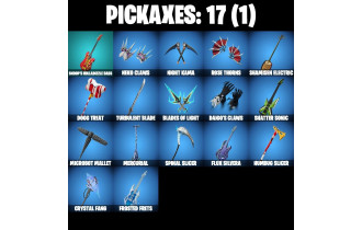 UNIQUE - Santa Dogg,  Inferno Skeleton Balvin [13 Skins, 400 Vbucks, 17 Axes, 16 Emotes, 15 Gliders and MORE!]