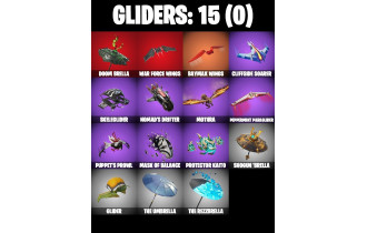 UNIQUE - Santa Dogg,  Inferno Skeleton Balvin [13 Skins, 400 Vbucks, 17 Axes, 16 Emotes, 15 Gliders and MORE!]