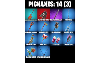 UNIQUE - Santa Dogg, Rust [11 Skins, 14 Axes, 7 Emotes, 14 Gliders and MORE!]