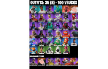 UNIQUE - Fishstick, The Night Rose [35 Skins, 100 Vbucks, 40 Axes, 35 Emotes, 33 Gliders and MORE!]