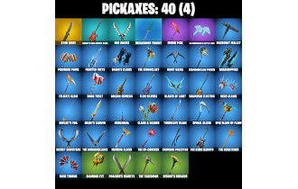 UNIQUE - Fishstick, The Night Rose [35 Skins, 100 Vbucks, 40 Axes, 35 Emotes, 33 Gliders and MORE!]