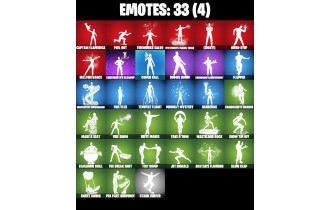 UNIQUE -  Ice Breaker [30 Skins, 300 Vbucks, 52 Axes, 33 Emotes, 38 Gliders and MORE!]