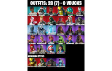 UNIQUE - Emma Frost, T-60 Power Armor [28 Skins, 41 Axes, 37 Emotes, 33 Gliders and MORE!]