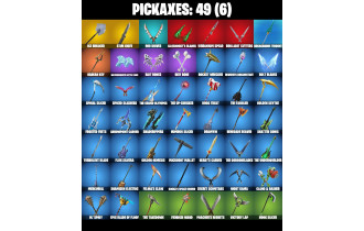 UNIQUE - Poseidon, Hades [24 Skins, 200 Vbucks, 49 Axes, 28 Emotes, 29 Gliders and MORE!]