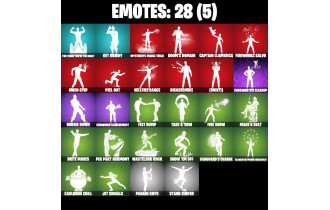 UNIQUE - Shuri, Wastelander Magneto [23 Skins, 100 Vbucks, 36 Axes, 28 Emotes, 28 Gliders and MORE!]