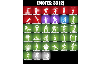 UNIQUE - Meowdas,  Yulejacket  [25 Skins, 600 Vbucks, 41 Axes, 33 Emotes, 28 Gliders and MORE!]