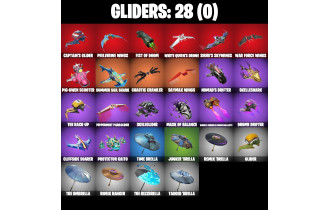 UNIQUE - Meowdas,  Yulejacket  [25 Skins, 600 Vbucks, 41 Axes, 33 Emotes, 28 Gliders and MORE!]