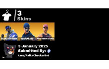 UNIQUE - OG STW, Warpaint  [3 Skins, 4 Axes, 1 Emotes, 4 Gliders and MORE!]