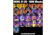 UNIQUE - OG STW [21 Skins, 1600 Vbucks, 14 Axes, 22 Emotes, 9 Gliders and MORE!]