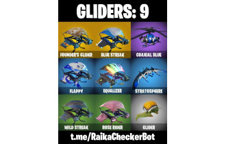 UNIQUE - OG STW, Blue Team Leader  [10 Skins, 200 Vbucks, 9 Axes, 6 Emotes, 9 Gliders and MORE!]