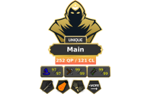 Main | TTL: 1956 | CL: 121 | QP: 252 [Avernic Defender, Fire Cape, B Gloves, Ava's, MM2, MM1, DS2, Void, Torso + MORE!]