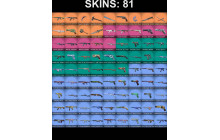 UNIQUE - Gold 1 - 8x knife Skins [23 Agents, 209 LVL, Rgx 11z Pro Vandal and MORE!]