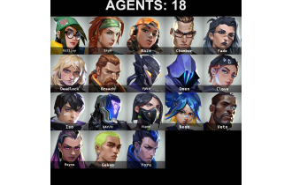UNIQUE - Diamond 2 - 9x Knife Skins [18 Agents, 202 LVL, 5x Kuronami Skins and MORE!]