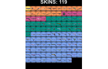UNIQUE - Platinum 2 - 7x Knife Skins [23 Agents, 279 LVL, 4x Rgx 11z Pro Skins and MORE!]