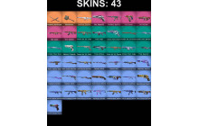 UNIQUE - Silver 2 - 2x Knife Skins [14 Agents, 52 LVL, Forsaken Spectre and MORE!]