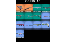 UNIQUE - Unranked - 1x Knife Skin [2 Agents, 17 LVL,  Glitchpop Frenzy and MORE!]