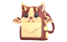 Chocolate Chip Bat Dragon Backpack [Adopt Me - Pet Wear]