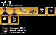 UNIQUE -  OG STW, Paragon [2 Skins, 2 Axes, 1 Emotes, 6 Gliders and MORE!]