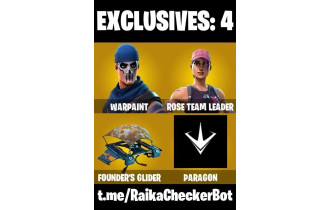 UNIQUE - OG STW, Paragon [2 Skins, 1685 Vbucks, 2 Axes, 2 Emotes, 4 Gliders and MORE!]