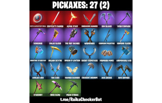 UNIQUE - OG STW, Rox [26 Skins, 150 Vbucks, 27 Axes, 27 Emotes, 29 Gliders and MORE!]