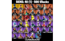 UNIQUE - OG STW, Rox  [40 Skins, 500 Vbucks, 30 Axes, 42 Emotes, 39 Gliders and MORE!]