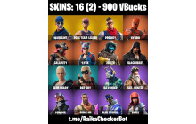 UNIQUE - OG STW, Prodigy [16 Skins, 900 Vbucks, 19 Axes, 22 Emotes,  27 Gliders and MORE!]