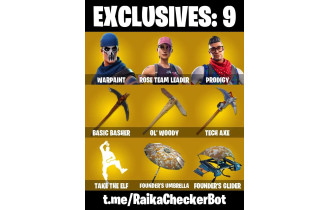 UNIQUE - OG STW, Prodigy [16 Skins, 900 Vbucks, 19 Axes, 22 Emotes,  27 Gliders and MORE!]