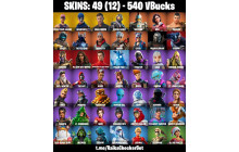 UNIQUE - OG STW, Eddie Brock [49 Skins, 540 Vbucks, 55 Axes, 93 Emotes, 73 Gliders and MORE!]