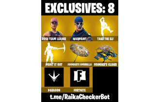 UNIQUE - OG STW, Paragon  [12 Skins, 1750 Vbucks, 10 Axes, 16 Emotes, 14 Gliders and MORE!]