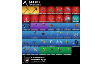 UNIQUE - OG STW [39 Skins, 41 Axes, 33 Emotes, 31 Gliders and MORE!]